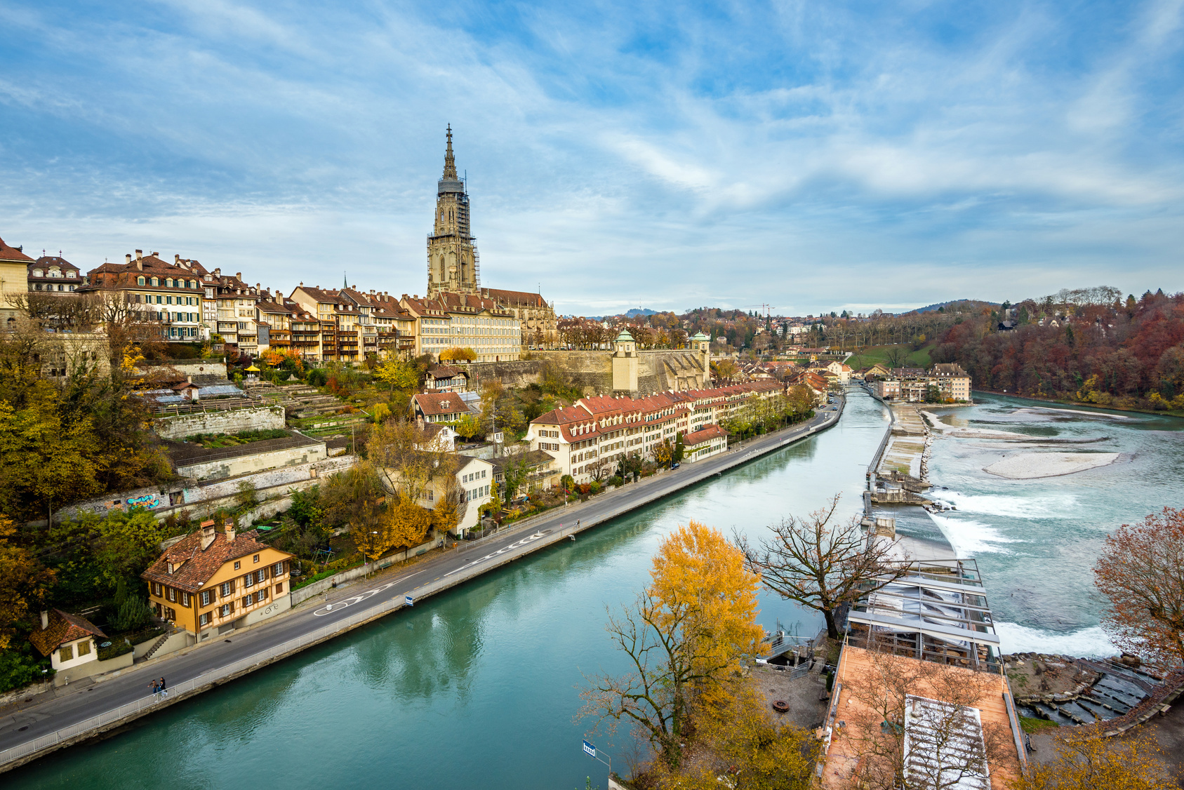 Aare Bern Altstadt; Detektei Bern, Detektiv Bern, Privatdetektiv Bern, Wirtschaftsdetektei Bern