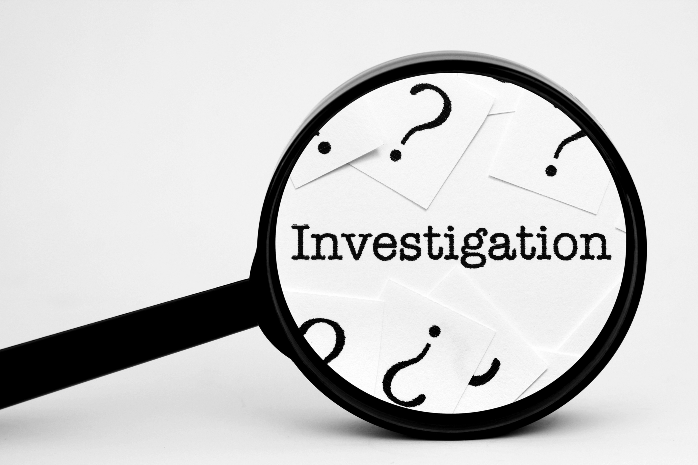 Lupe auf Wort "Investigation"; Detektei Uster (Kanton Zürich), Privatdetektiv für Uster (Kanton Zürich), Detektiv Uster (Kanton Zürich), Privatdetektiv Uster (Kanton Zürich), Privatdetektei Uster (Kanton Zürich)